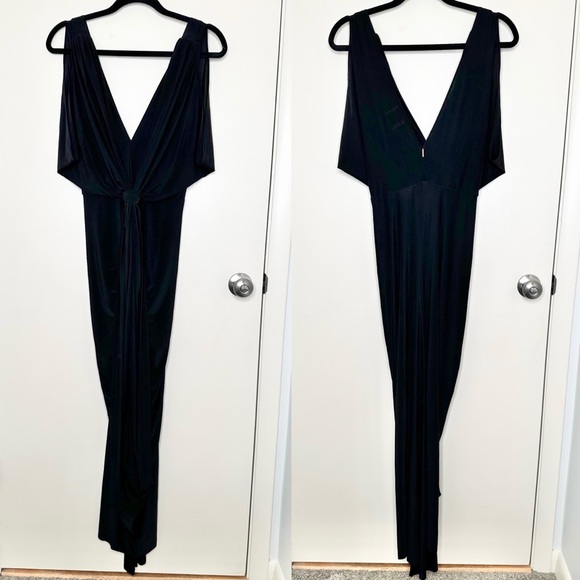 NWT MISA Los Angeles Xenia Maxi Dress in Black - Picture 3 of 11